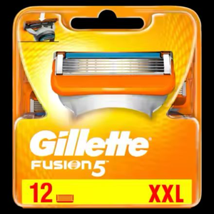 GilletteFusion 5 Razor <b>Blades</b>, 18 Replacement <b>Blades</b> for Men's Wet Razors with 5 <b>Blades</b> / Gillette <b>Fusion</b> 5 <b>Blade</b>, 12 Cartridges - Product Image 3