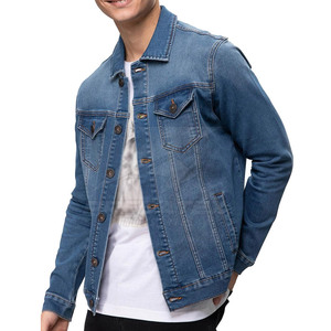 Chaqueta Vaquera Unisex para Otoño e Invierno, Ecológica, con Logotipo Frontal, de la Mejor Calidad, de Secado Rápido, Disponible para Venta al Por Mayor - Product Image 2