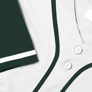 Jersey de béisbol sublimado completo con botón completo para hombres y mujeres, uniforme de béisbol, ropa deportiva para equipos, Jersey de béisbol deportivo - Product Image 5