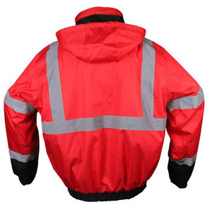 Veste de travail chauffante de sécurité en polyester respirant imperméable réfléchissant, service OEM, prix de vente le plus bas, personnalisable - Product Image 3