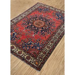 พรมขนสัตว์ถักมือ Aalam สีแดงส้ม ลายเหรียญแบบนามธรรม รูปทรงสี่เหลี่ยมผืนผ้า ขนาด 9x12 ฟุต สำหรับทางเข้าบ้าน ห้องนั่งเล่น พรมจาไพร สหรัฐอเมริกา - Product Image 2