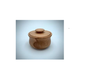 Cuenco redondo de madera con cuchara para servir, cuenco Natural para manualidades, utensilios de cocina y restaurantes decorativos - Product Image 6