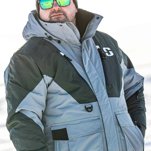 Ropa de pesca personalizada de fábrica, chaqueta de vadeo transpirable de talla grande con múltiples bolsillos, chaqueta de pesca impermeable - Product Image 5
