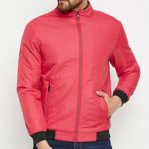 Chaqueta Bomber Casual para Hombre, Superventas, Hecha a Medida, Mangas Largas, Transpirable, Resistente al Viento, Cuello Alto, Cierre de Cremallera Frontal - Product Image 1