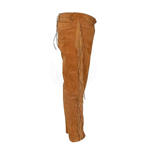 Wholesale Cheap Price Leather <b>Pants</b> Water Proof Breathable Suede Suede Leather <b>Pant</b> for Adults - Product Image 4