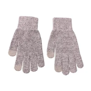 De Fabrikant Winter Warme Acryl Handschoenen Full Finger Touch Screen Magische Handschoenen Jacquard Gebreide Handschoenen