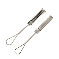 Pince de tension en acier inoxydable de haute qualité pour câble aérien FTTH, pour montage sur poteau extérieur, accessoire de télécommunication