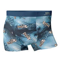 Boxers décontractés tricotés personnalisés pour hommes – Qualité supérieure, doux, respirants, écologiques, motif écossais, slips de sport à taille élastique