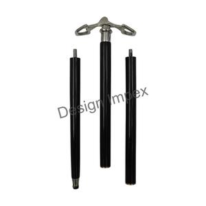 Bastón para caminar al por mayor estilo mango de broca para caballo bastón negro bastón duradero respetuoso con el medio ambiente y ligero bastón para caminar Prime - Product Image 4