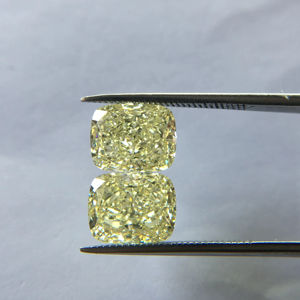 2.31 CT Long coussin taille fantaisie jaune clair VVS1 clarté diamants naturels en vrac de l'Inde pour la fabrication de bijoux à faible coût - Product Image 2