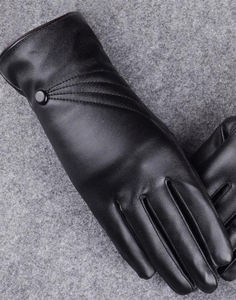 Gants d'hiver personnalisés en cuir, chauds, mode pour hommes et femmes, style uni, couleur personnalisée, pour un usage quotidien décontracté - Product Image 5