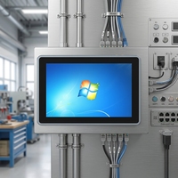 Panel PC Industrial de 12.1 Pulgadas con Android RK3568, POE, RS485, NFC, 4G LTE, Pantalla Táctil Capacitiva de 1280x800, IP65, para Montaje en Pared
