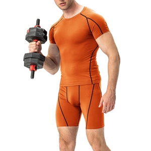 เสื้อรัดกล้าม MMA แบบสั่งทำพิเศษ แขนสั้น ระบายอากาศได้ดี ผลิตจากผ้าสแปนเด็กซ์/โพลีเอสเตอร์ ทรงเข้ารูปสำหรับผู้ชาย คุณภาพสูง สำหรับขายออนไลน์ - Product Image 6