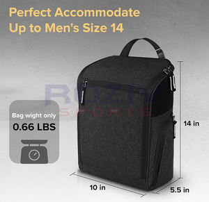 Sac de rangement pour chaussures en polyester résistant à l'eau, avec logo et design personnalisés, style boîte, fabriqué au Pakistan - Product Image 5