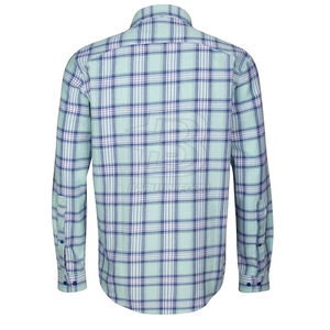 เสื้อเชิ้ตผ้าฝ้ายเนื้อนุ่มสำหรับผู้ชาย สีน้ำเงิน พร้อมเสื้อป้องกันสำหรับงานหนัก ผลิตตามสั่งในปากีสถานเพื่อความปลอดภัยของนักขี่มอเตอร์ไซค์ - Product Image 5