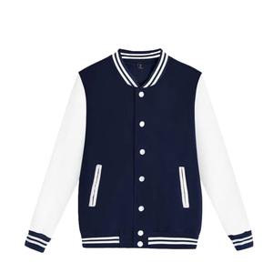 Chaqueta Bomber Varsity y Puffer Personalizada de Alta Calidad con Cuello Alto de Lana, Mangas de Cuero Genuino para Invierno, para Hombre y Mujer - Product Image 3