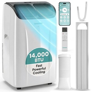 Climatiseur portable exclusif de 14000 BTU, refroidissement silencieux, fonctionnement facile, design compact pour la maison, le bureau, la chambre, l'hôtel et le magasin - Product Image 2