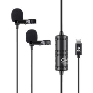 GVM-VM60 Double GVM Cravate Microphone avec Connecteur de Foudre pour les Appareils iOS - Product Image 1