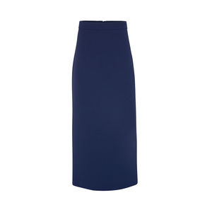 <b>Navy</b> Casual Short <b>Skirt</b>-Comfortable Breathable <b>Satin</b> Cotton Knit Fabric with Print Natural Waist Size XS for Summer - Product Image 1
