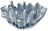 Tammaro Home Splash Lavagna Murano Glass Décoration d'intérieur de luxe Design artisanal italien haut de gamme