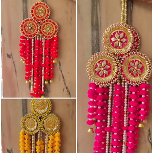 Colgante de pared decorativo tradicional indio, decoración de pared, decoración del hogar, colgante de fondo, fondo Haldi Mehendi, decoración - Product Image 2