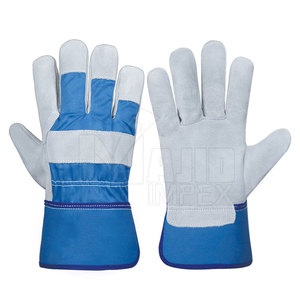Gants de travail en cuir de haute qualité avec design respirant, options personnalisables, protection anti-coupure et anti-choc, fabriqués au Pakistan - Product Image 1