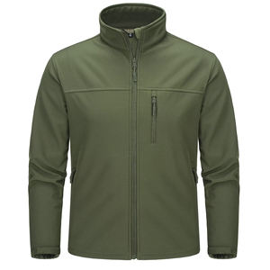Veste Softshell Doublée en Polaire Personnalisée pour Hommes en Gros pour l'Hiver Imperméable Vêtement de Plein Air avec Style Urbain pour le Printemps - Product Image 1