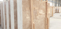 Dalle de marbre beige Crema Cappuccino 2026, épaisseur 2 cm, qualité supérieure, lisse, découpée sur mesure, provenant de carrière en Turquie, pour extérieur et intérieur