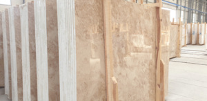 แผ่นหินอ่อนสีเบจคาปูชิโน่2025หนา2ซม. ผิวเรียบคุณภาพระดับพรีเมี่ยมตัดตามขนาดไก่งวง - Product Image 4