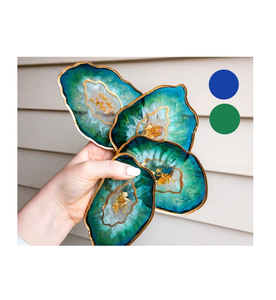 Posavasos de resina epoxi de diseño especial, decoración de mesa de restaurante hecha a mano, productos disponibles a bajo precio - Product Image 4