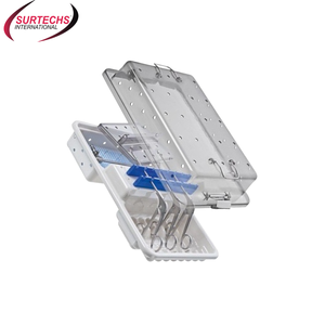 SURTECHS Kits d'instruments orthopédiques certifiés CE de qualité allemande Source d'alimentation manuelle CONTENEUR D'INSTRUMENTS D'ARTHROSCOPIE - Product Image 3