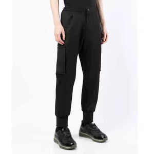 Custom Logo Men's Unisex Mid Waist High Street Joggers Breathable Quick Dry Canvas Lightweight Casual Sport <b>Trouser</b> Wholesale - Product Image 3