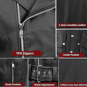 Chaleco de Cuero a Precio Razonable para Uso en Exteriores, Venta al por Mayor en Pakistán, Chaleco de Cuero Ligero para Hombre - Product Image 6