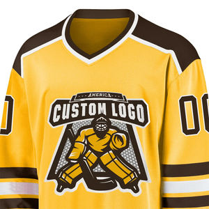 Maillot de hockey professionnel personnalisé de haute qualité Technique de sublimation de vêtements de sport de hockey sur glace en gros - Product Image 3