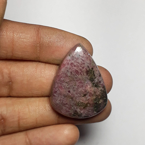 Piedra preciosa de Rodonita Increíble piedra suelta natural Rodonita Cabujón hecho a mano Piedra preciosa pulida para la fabricación de joyas. 71 Ct Precio Bajo - Product Image 1