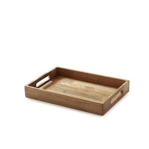 Bandeja de servicio de madera al por mayor bandeja otomana bandeja de madera para servir pizza para el hogar sala de estar y cocina - Product Image 5