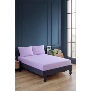 Varol Ranforce 100% Cotton Bed Set 4-Piece Plain Solid <b>Pattern</b> King Size Flat <b>Fitted</b> <b>Sheets</b> for Home Hospital Use Customizable - Product Image 5