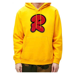 2025 डिजाइन कस्टम चेनली कढ़ाई पैच हुडी स्ट्रीटवेवियर अनुकूलित प्रिंट पुरुषों सर्दियों पुरुषों के हुडी - Product Image 2