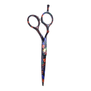 กรรไกรตัดผมแฟนซี5 "ใบมีดสแตนเลสพร้อมเคลือบกระดาษสำหรับทำผม - Product Image 5