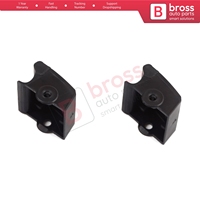 غطاء زر إصلاح مفتاح رفع النافذة BDP1210-1 (قطعتان) لسيارات كليو MK5 وكابتور MK2 ذات 5 أبواب 254107073R