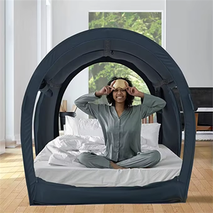 King size traspirante interno caldo e ultraleggero tende dormitorio 2 persone lettino privacy pop <span class=keywords><strong>letto</strong></span> a castello <span class=keywords><strong>letto</strong></span> tenda da sogno per adulti - Product Image 2