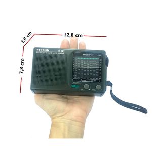 วิทยุรุ่น R-909 3 ย่านความถี่ AM/FM/SW พร้อมจอ LCD นาฬิกาในตัว สไตล์เรโทร - Product Image 6