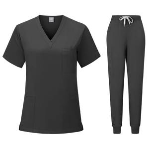 Uniforme Médico Quirúrgico General para Mujer, Conjunto de Pantalones Suaves y Elásticos con Bolsillos - Product Image 2