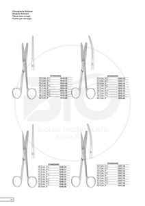 กรรไกรตัดไอริสที่ใช้ในการผ่าตัดสำหรับทันตกรรมกรรไกรตัดไอริสสีทึบทรงโค้งตรงทำจากสเตนเลสใช้ในการผ่าตัด - Product Image 2
