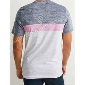 Camiseta Casual Transpirable de Manga Corta para Hombre, de Secado Rápido, Ligera, de Tela Texturizada de Algodón/Poliéster, con Logotipo Personalizado, en Varios Colores - Product Image 2