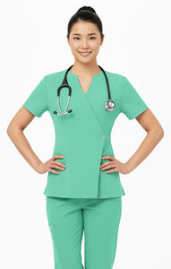 Trendy Look Unisex Jogger Scrub Pant Tela de fácil cuidado Medical Scrubs Sets Bordado Logo 280Gsm Mezcla de algodón Hospital Scrubs - Product Image 4