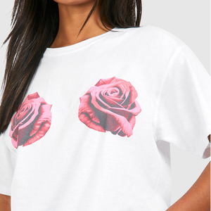 T-shirts pour femmes à faible MOQ, vente chaude, design personnalisé, impression sérigraphique, t-shirts pour femmes - Product Image 4