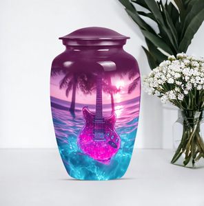 <b>Guitar</b> Urn for Ashes Adult Male Ashes for Women Human Ashes Cremation Memorial Urn for Mom Funeral Burial Urn Custom Size - Product Image 5