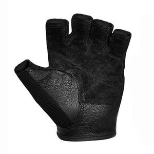 Gants de musculation en néoprène et cuir avec logo personnalisé, demi-doigts, antichocs, antidérapants, durables - Product Image 5