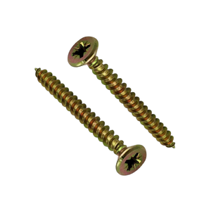 Tornillo autorroscante ISO directo de fábrica, cabeza avellanada, acero inoxidable, niquelado, chapado en zinc, rosca métrica de M2-M10 - Product Image 3